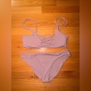 Tinibikini Women's Lavender Two Piece Set Size M #summer #beach #springbreak